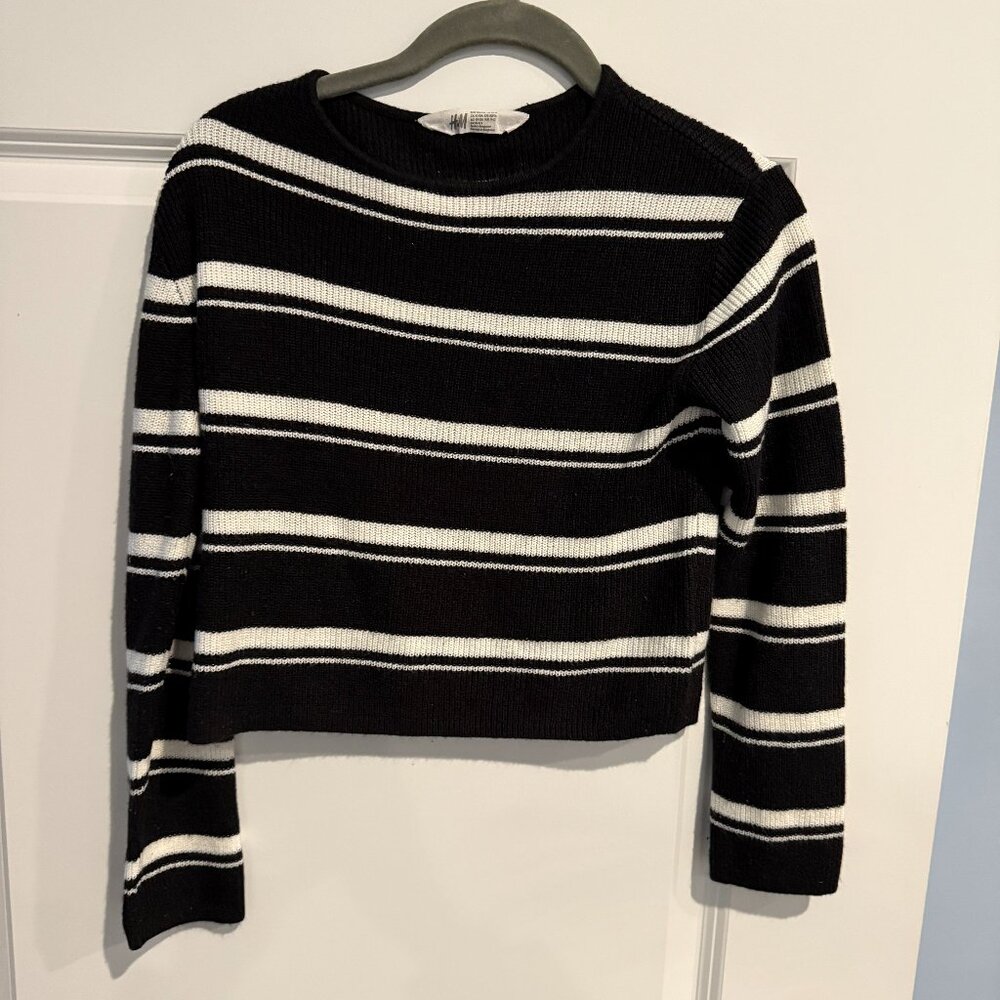 H&M Girls Striped Sweater 12-14